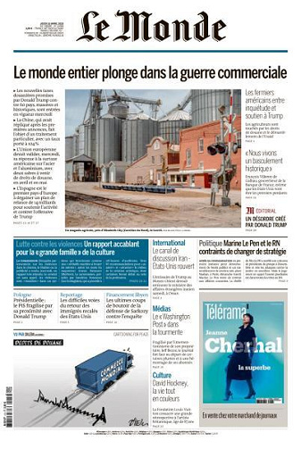 Le Monde du Jeudi 10 Avril 2025