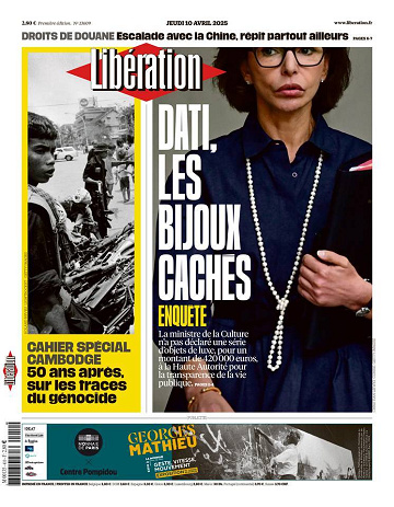 Libération du Jeudi 10 Avril 2025