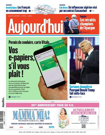 Aujourd’hui en France - 10 Avril 2025