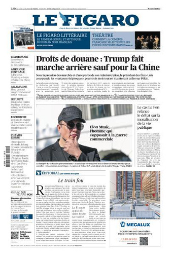 Le Figaro du Jeudi 10 Avril 2025