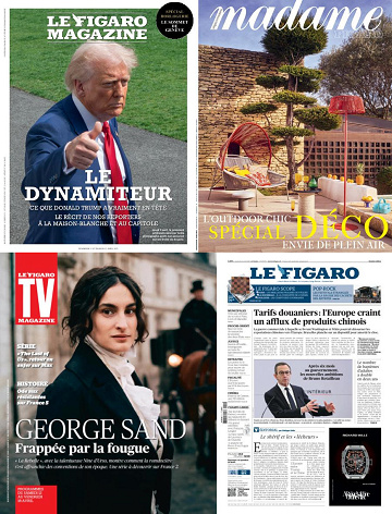 Pack Le Figaro et ses 3 suppléments - Vendredi 11 Avril 2025