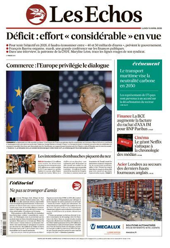 Les Echos - 14 Avril 2025