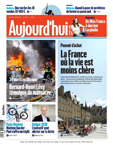 Aujourd’hui en France - 14 Avril 2025
