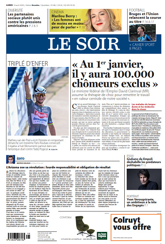 Le Soir -  14 Avril 2025