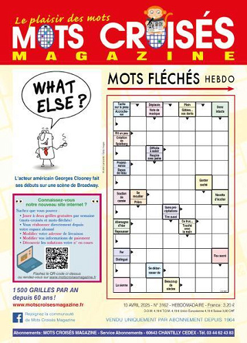 Mots Croisés Magazine - 10 Avril 2025