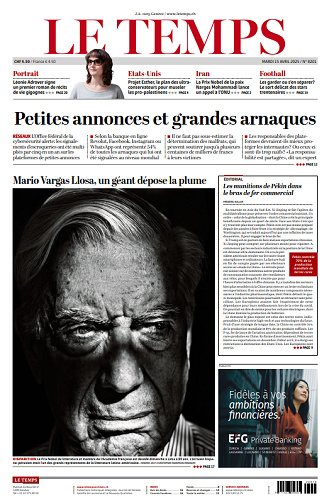 Le Temps - 15 Avril 2025