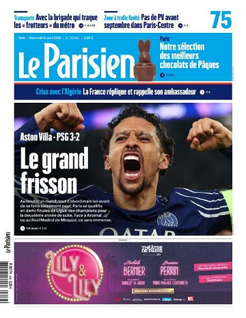 Le Parisien - 16 Avril 2025