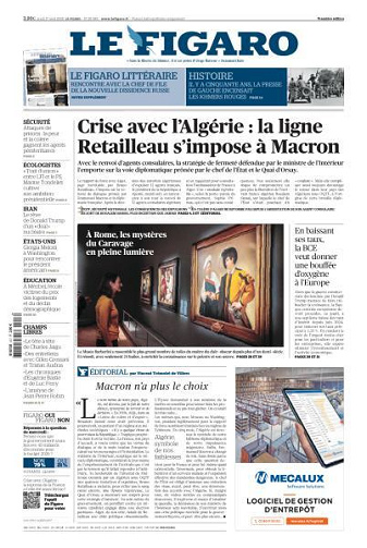 Le Figaro du Jeudi 17 Avril 2025