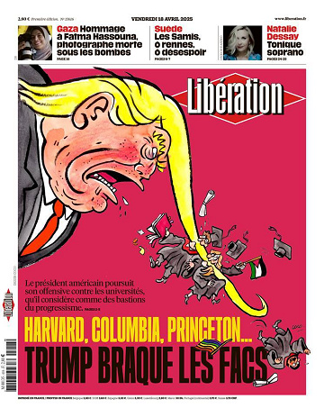 Libération du Vendredi 18 Avril 2025
