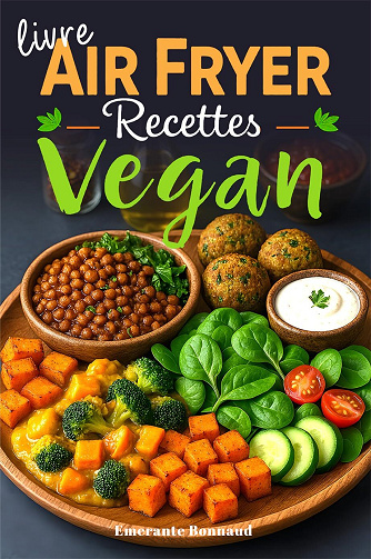 Emerante Bonnaud - Livre Air Fryer recettes Vegan (2025)
