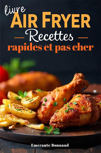 Emerante Bonnaud - Livre Air Fryer recettes rapides et pas cher (2025)