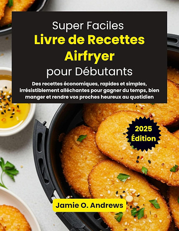 Jamie O.Andrews - Livre de Recettes Airfryer Super Faciles pour Débutants 2025 (2025)