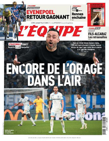 L’equipe du Samedi 19 Avril 2025