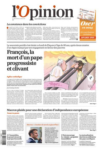 L’Opinion - 22 Avril 2025