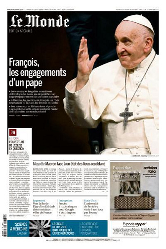 Le Monde du Mercredi 23 Avril 2025