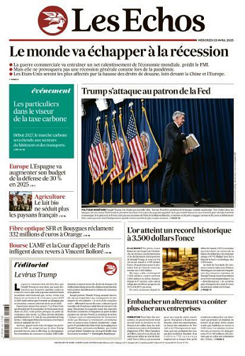 Les Echos - 23 Avril 2025