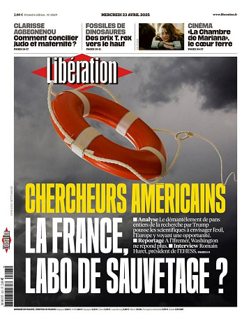 Libération du Mercredi 23 Avril 2025