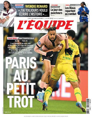 L’equipe du Mercredi 23 Avril 2025