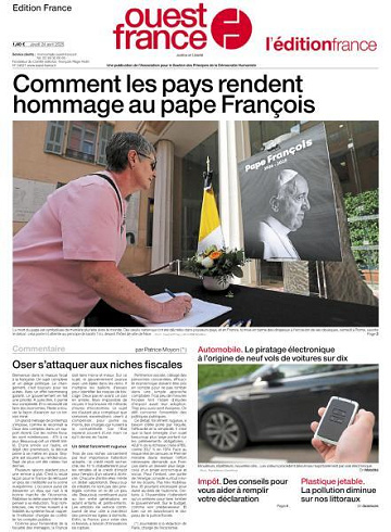 Ouest-France Édition France - 24 Avril 2025
