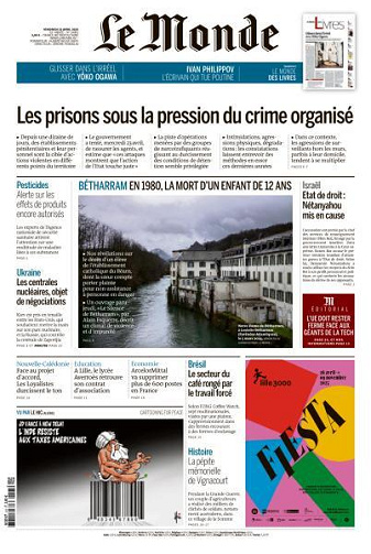 Le Monde du Vendredi 25 Avril 2025