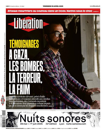 Libération du Vendredi 25 Avril 2025