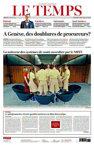 Le Temps - 25 Avril 2025