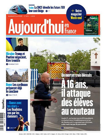 Aujourd’hui en France - 25 Avril 2025