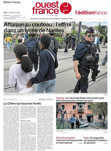 Ouest-France Édition France - 25 Avril 2025