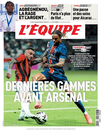 L’equipe du Vendredi 25 Avril 2025