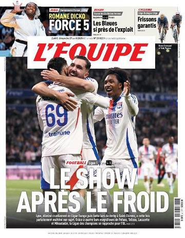 L’equipe du Dimanche 27 Avril 2025