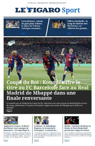 Le Figaro Sport - 27 Avril 2025