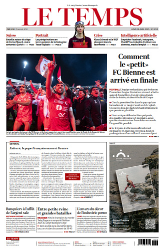 Le Temps - Lundi 28 Avril 2025