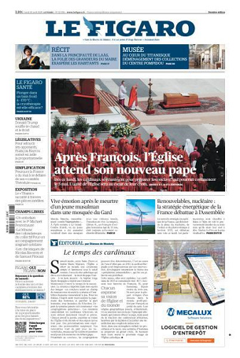 Le Figaro du Lundi 28 Avril 2025