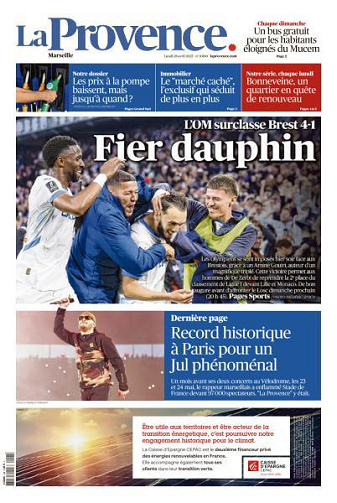 La Provence - 28 Avril 2025