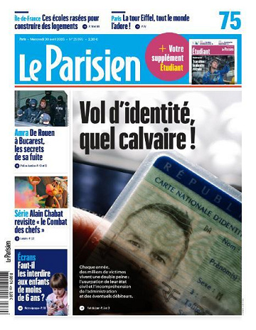 Le Parisien - 30 Avril 2025