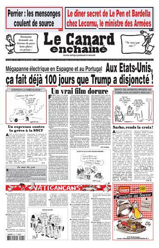 Le Canard enchaîné - 30 Avril 2025