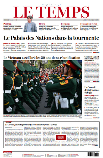 Le Temps - 1er Mai 2025