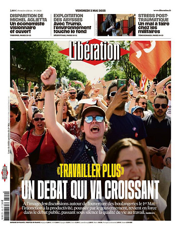 Libération du Vendredi 2 Mai 2025