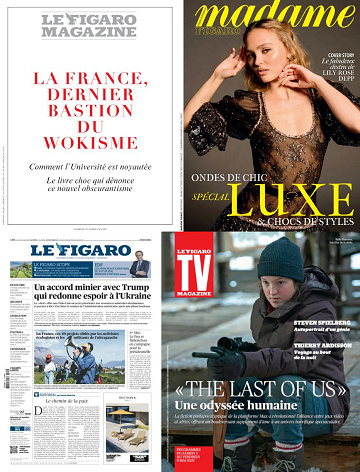 Pack Le Figaro et ses 3 suppléments - Vendredi 2 Mai 2025