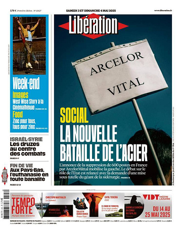 Libération du Samedi 3 et Dimanche 4 Mai 2025