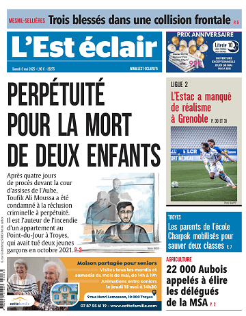 L'Est éclair - 3 Mai 2024