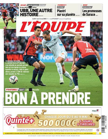 L’equipe du Lundi 5 Mai 2025