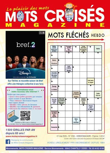 Mots Croisés Magazine - 1er Mai 2025
