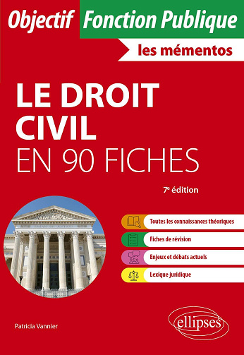 Le droit civil en 90 fiches (7e édition) - Patricia Vannier (2025)