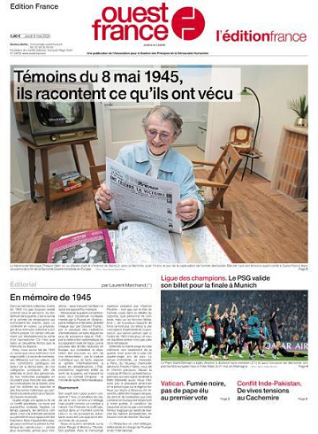 Ouest-France Édition France - 8 Mai 2025