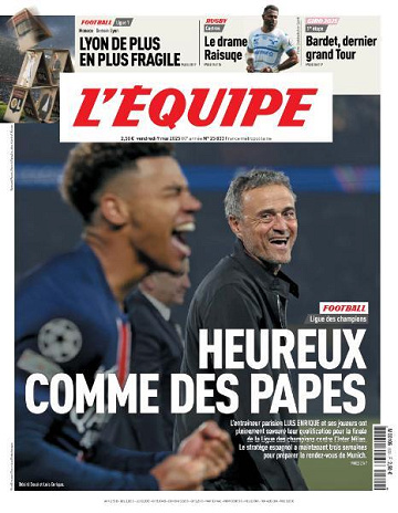 L’equipe du Vendredi 9 Mai 2025