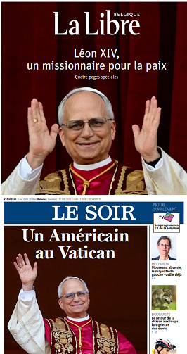Le Soir + La Libre - 9 Mai 2025