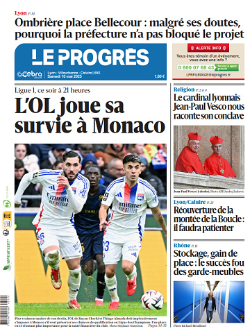 Le progrès Lyon - 10 Mai 2025
