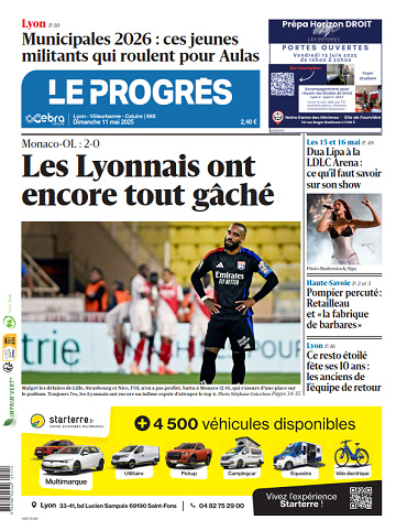 Le progrès Lyon - 11 Mai 2025