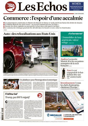 Les Echos - 12 Mai 2025
